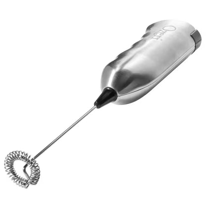 Deluxe Stainless Steel Handheld Milk Frother with Stand and Frothing Pitcher